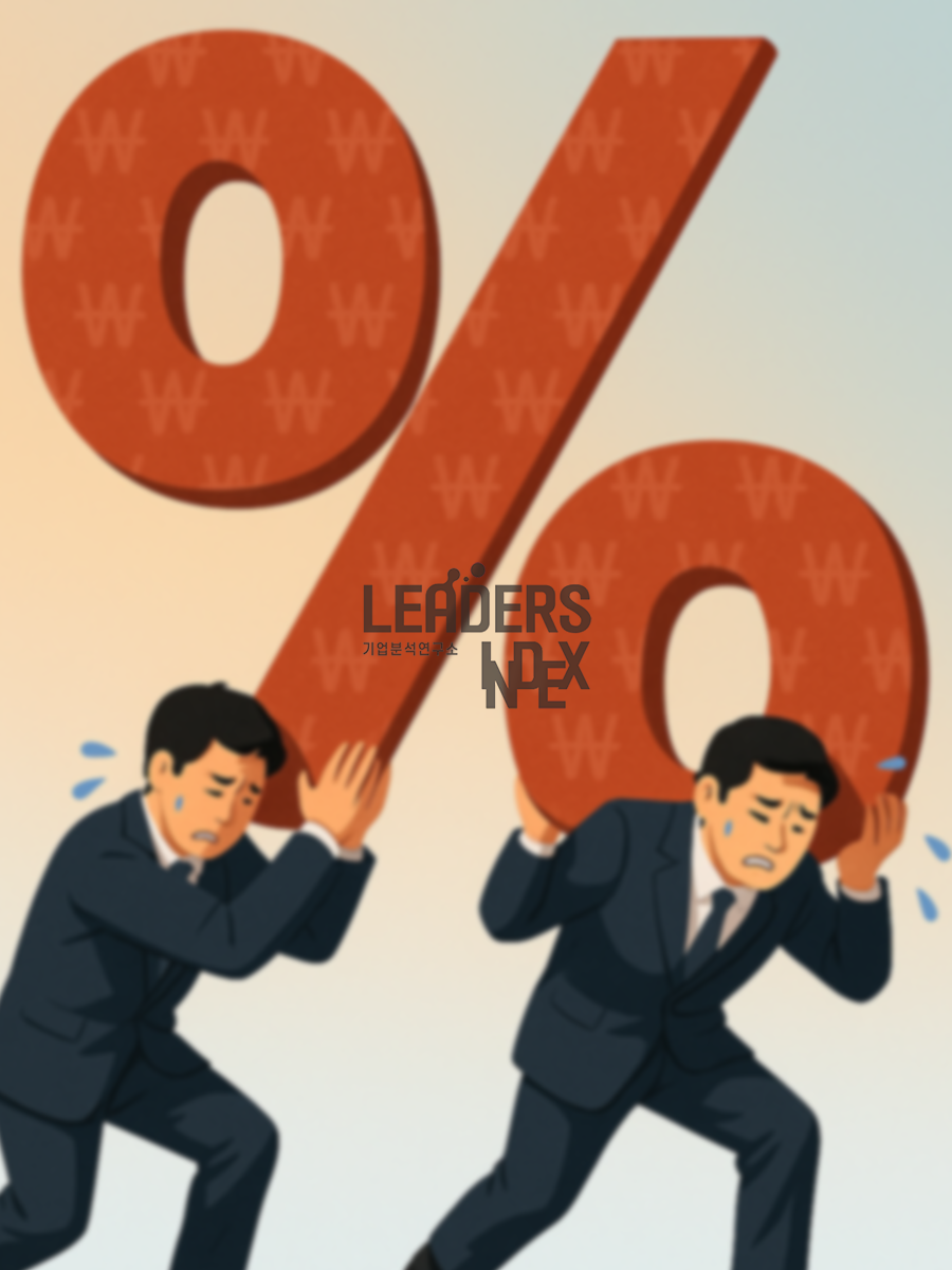 500대 기업 이자보상배율 현황 비교